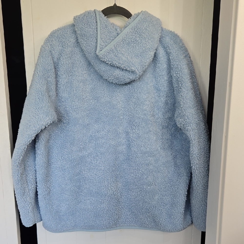 Eddie Bauer Zip Up Sherpa Hoodie Womens 2X - Picture 6 of 6